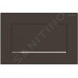 Geberit Sigma30 - Plaque de déclenchement Sigma30, rinçage Start/Stop, noir mat/chrome 115.893.14.1
