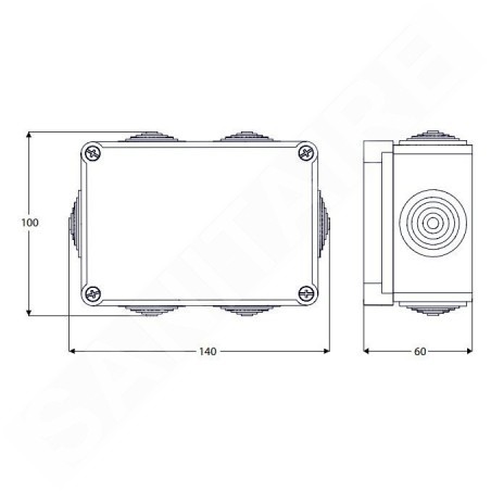 Sanela Sources d’alimentation - Source d'alimentation 230V AC/24V CC, 5 vannes SLZ 01Y