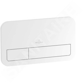 Villeroy & Boch ViConnect - Plaque de déclenchement M200, verre Glossy White 922400RE