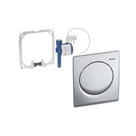 Geberit Systèmes de chasse d’eau - Commande de chasse d'eau d’urinoir, chrome mat 115.820.46.5