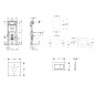 Geberit Duofix - Set de bâti-support, cuvette Oudee et abattant softclose, plaque de déclenchement Sigma30, noir mat/noir