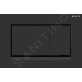Geberit Duofix - Set de bâti-support, cuvette Oudee et abattant softclose, plaque de déclenchement Sigma30, noir mat/noir