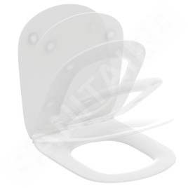 Ideal Standard Tesi - Abattant WC ultra plat, softclose, blanc T3527V1