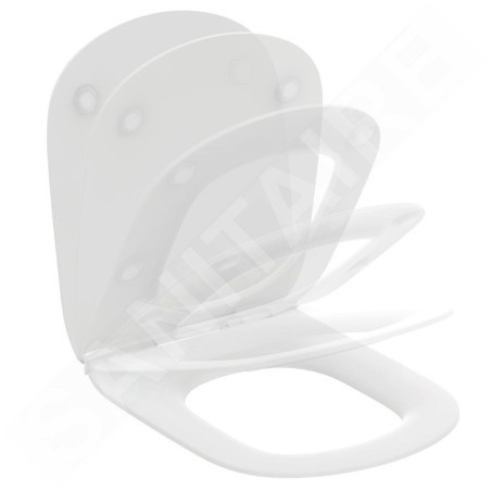 Ideal Standard Tesi - Abattant WC ultra plat, softclose, blanc T3527V1