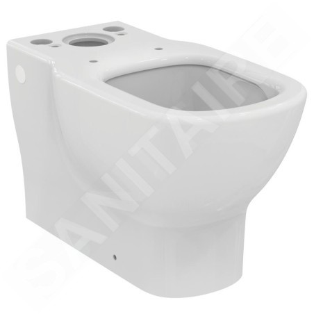 Ideal Standard Tesi - cuvette de WC combi, évacuation basse/arrière, Aquablade, blanc T008201