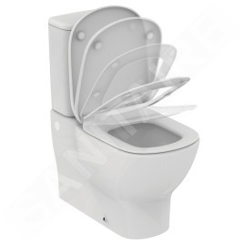 Ideal Standard Tesi - cuvette de WC combi, évacuation basse/arrière, Aquablade, blanc T008201