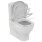 Ideal Standard Tesi - cuvette de WC combi, évacuation basse/arrière, Aquablade, blanc T008201