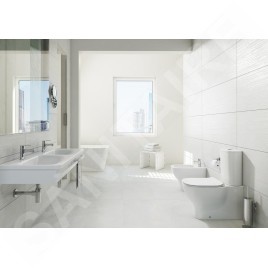 Ideal Standard Tesi - cuvette de WC combi, évacuation basse/arrière, Aquablade, blanc T008201