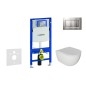 Geberit Duofix - Set de bâti-support, cuvette Oudee et abattant softclose, plaque de déclenchement Sigma30, chrome mat Geberit Duofix - Set de bâti-support, cuvette Oudee et abattant softclose, plaque de déclenchement Sigma30, chrome mat