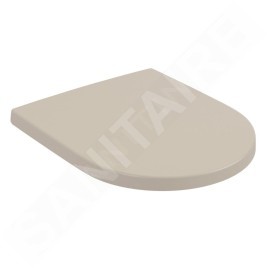 Villeroy & Boch Subway 3.0 - Abattant de WC, SoftClosing, CeramicPlus, Amande 8M42S1AM