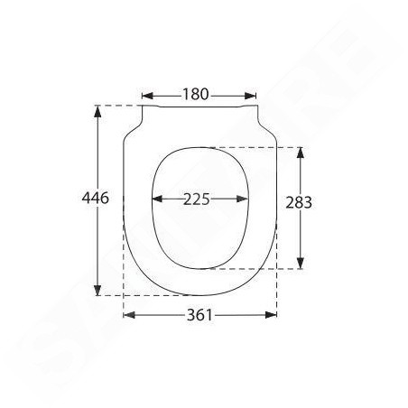 Villeroy & Boch Subway 3.0 - Abattant de WC, SoftClosing, CeramicPlus, Amande 8M42S1AM
