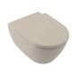 Villeroy & Boch Subway 3.0 - Abattant de WC, SoftClosing, CeramicPlus, Amande 8M42S1AM