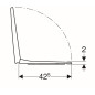 Geberit Selnova Square - Abattant WC, duroplast, blanc 500.332.01.1