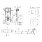 Grohe Rapid SL - Ensemble bâti-support, cuvette de toilette et siège ME by Starck, Rimless, SoftClose, plaque Skate Cosmo, Grohe Rapid SL - Ensemble bâti-support, cuvette de toilette et siège ME by Starck, Rimless, SoftClose, plaque Skate Cosmo,