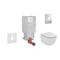 Grohe Uniset - Bâti-support pour WC suspendu + cuvette et abattant Ideal Standard Tesi 38643SET-KF Grohe Uniset - Bâti-support pour WC suspendu + cuvette et abattant Ideal Standard Tesi 38643SET-KF