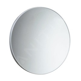 Sapho Accessoires de salle de bains Gedy - Miroir dans un cadre, diamètre 60 cm, blanc 600002