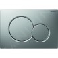 Geberit Duofix - Ensemble bâti-support, cuvette de toilette et siège ME by Starck, Rimless, SoftClose, plaque Sigma01, chrome