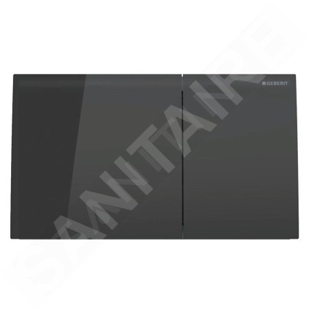 Geberit Sigma70 - Plaque de déclenchement, verre / noir 115.622.SJ.1