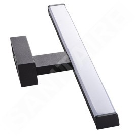 Sapho Kanlux - Luminaire LED Asten, 400x42x110 mm, 8 W, noir mat 26683