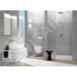 Villeroy & Boch Architectura - WC suspendu, sortie arrière, DirectFlush, AntiBac, CeramicPlus, blanc alpin 5685R0T2