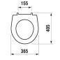 Jika Lyra plus - Abattant WC SlowClose, duroplast, blanc H8933813000001