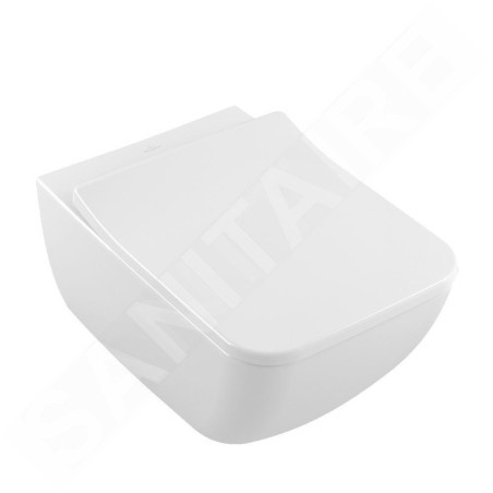 Villeroy & Boch Venticello - WC suspendu, DirectFlush, CeramicPlus, blanc alpin 4611R0R1