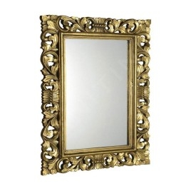 Sapho Scule - Miroir en cadre, 70 x 100 cm, or IN163