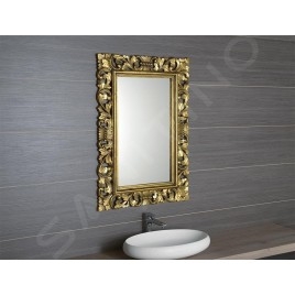 Sapho Scule - Miroir en cadre, 70 x 100 cm, or IN163