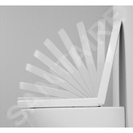Kolo Rekord - Abattant de WC avec fonction de fermeture lente, termoplast, blanc K90117000