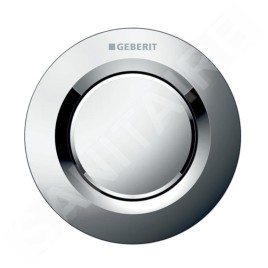 Geberit Systèmes de chasse d’eau - Télécommande de chasse d’eau type 01, chrome brillant 116.041.21.1