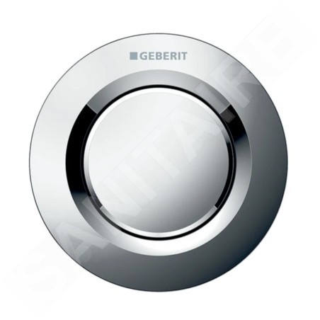 Geberit Systèmes de chasse d’eau - Télécommande de chasse d’eau type 01, chrome brillant 116.041.21.1