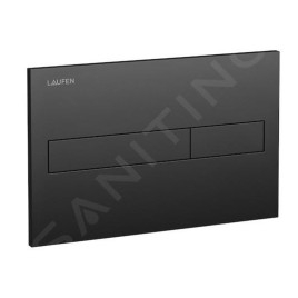 Laufen LIS - Plaque de déclenchement AW1, noir mat H8956617160001