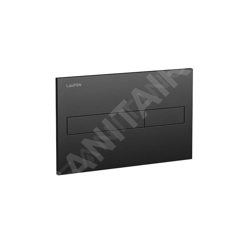Laufen LIS - Plaque de déclenchement AW1, noir mat H8956617160001