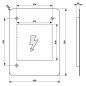 Sapho Miroirs - Miroir Senfineco avec éclairage LED et Effet 3D, 650x800 mm SF115 Sapho Miroirs - Miroir Senfineco avec éclairage LED et Effet 3D, 650x800 mm SF115