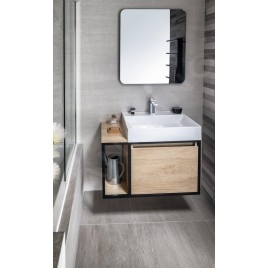 Sapho Miroirs - Miroir Senfineco avec éclairage LED et Effet 3D, 650x800 mm SF115
