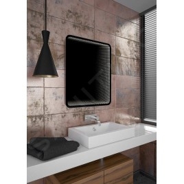 Sapho Miroirs - Miroir Senfineco avec éclairage LED et Effet 3D, 650x800 mm SF115