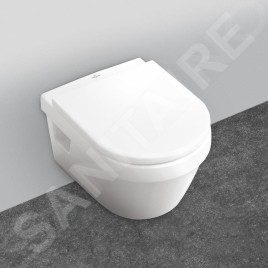 Geberit Duofix - Bâti-support pour WC suspendu avec plaque de déclenchement Sigma 50, blanc alpin + Villeroy Boch – cuvette et