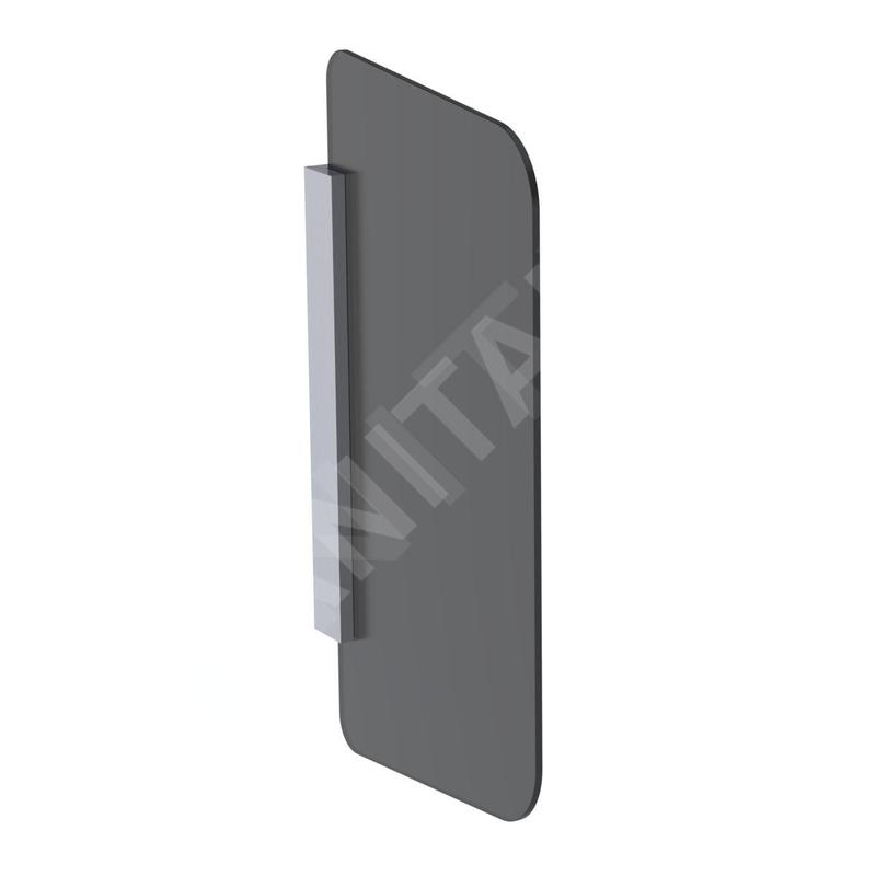 Geberit Accessoires - Paroi de séparation pour urinoir, verre anthracite 115.211.CD.1