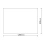 Aqualine Accessoires - Miroir 1200x800 mm, coupé 22500 Aqualine Accessoires - Miroir 1200x800 mm, coupé 22500