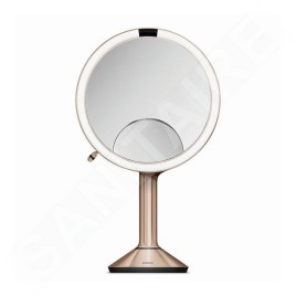 Simplehuman Miroirs cosmétiques - Miroir cosmétique avec éclairage LED, rose gold ST3034