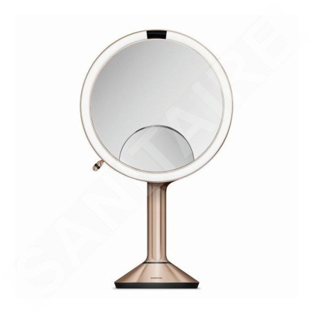 Simplehuman Miroirs cosmétiques - Miroir cosmétique avec éclairage LED, rose gold ST3034
