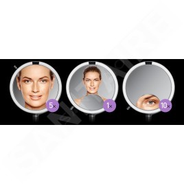 Simplehuman Miroirs cosmétiques - Miroir cosmétique avec éclairage LED, rose gold ST3034