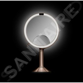 Simplehuman Miroirs cosmétiques - Miroir cosmétique avec éclairage LED, rose gold ST3034