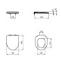 Ideal Standard i.Life A - Abattant WC UNI, blanc T467501