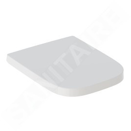 Geberit Selnova Square - abattant de WC, duroplast, Softclose, blanc 501.557.01.1