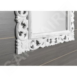 Sapho Miroirs - Miroir Scule en cadre 800x1500 mm, blanc IN328