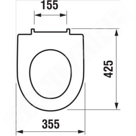 Jika Lyra plus - Abattant WC, Antibak, Slim, Slowclose, blanc H8933853000001