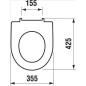 Jika Lyra plus - Abattant WC, Antibak, Slim, Slowclose, blanc H8933853000001 Jika Lyra plus - Abattant WC, Antibak, Slim, Slowclose, blanc H8933853000001
