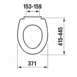 Jika Zeta - abattant WC, duroplast, SlowClose, blanc H8932760000001