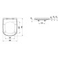 Laufen Palomba Collection - Abattant de WC, SoftClose, blanc H8918020000001